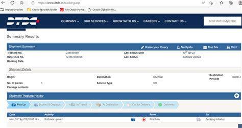 DTDC Courier & Cargo — Office Laptop Shipment is undelivered and ...