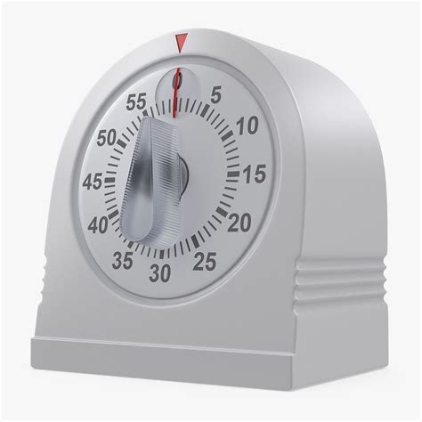 Classic Mechanical Kitchen Timer 3D Model $19 - .3ds .blend .c4d .fbx ...