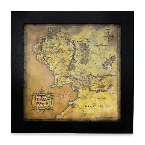 Middle Earth Map The Hobbit