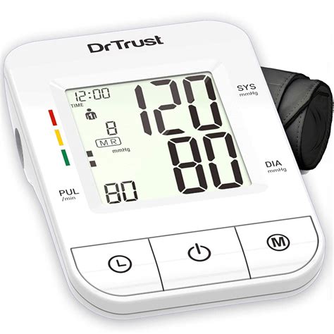 Dr Trust (USA) Fully Automatic Icheck Digital Blood Pressure BP Monitor ...
