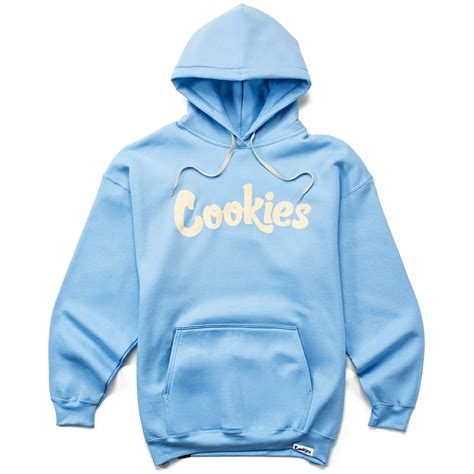 ORIGINAL LOGO SKY BLUE HOODIE - Berner Cookies Dispensary