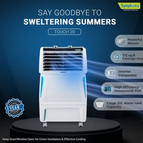 Symphony 20 L Room/Personal Air Cooler Price in India - Buy Symphony 20 ...