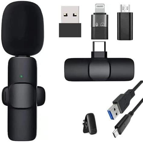K8 Wireless Mic for YouTube, Vlogging, Podcasting, Singing, PC, Mobile ...