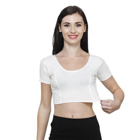 Vami Women's Cotton Stretchable Readymade Blouses - Off White – BONJOUR