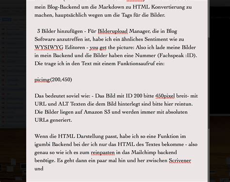 Newsletter Workflow: Schreiben in Scrivener, Versand mit Mailchimp