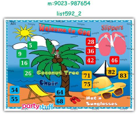 Tambola Housie | Goa Designs