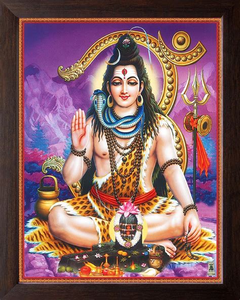 Art n Store: Lord Shiva in Meditation HD Printed Religious & Wall Decor ...