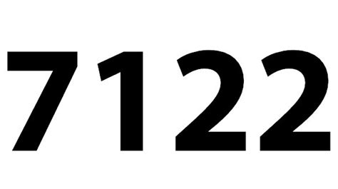 Zahl 7122