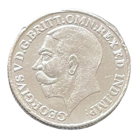 925 Sterling Silver Georgivs V D.G. British King Ginni Coin For Diwali ...