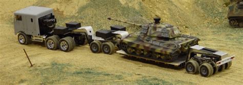 Image result for RC Tank Transporter Model