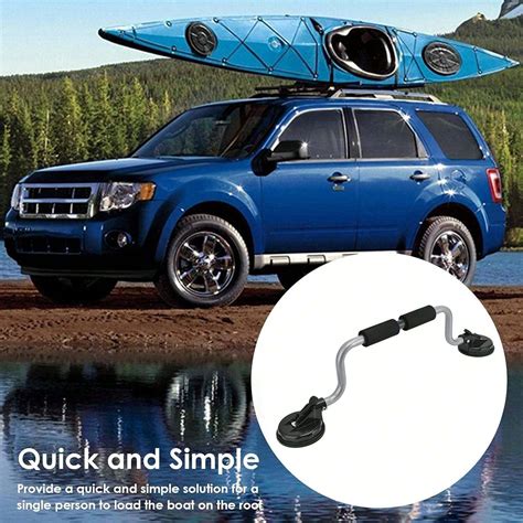 Kayak Seat Kayak Suction Cups Loader, Canoe Trolley Load Assist Roof ...