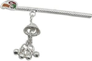 Sahiba Gems Silver Designer Flute ( Chandi Basuri) for Lord Krishna ...