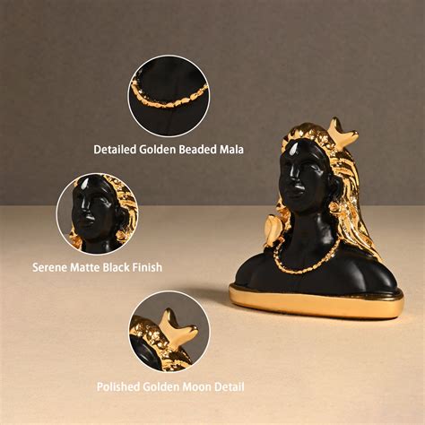 Adiyogi 24K Gold Plated Idol - Touch925 Silver Gifting