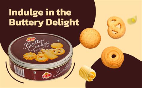 Titoo Danish Butter Cookies 340g Tin Box | Authentic Crispy Butter ...