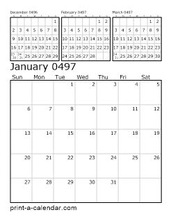 Download 497 Printable Calendars