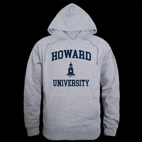 Howard University Bisons Seal Hoodie, Heather Grey - Large - Walmart.com