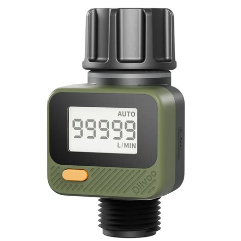 Diivoo Water Flow Meter Digital Hose Water Meter With 4 | Desertcart INDIA