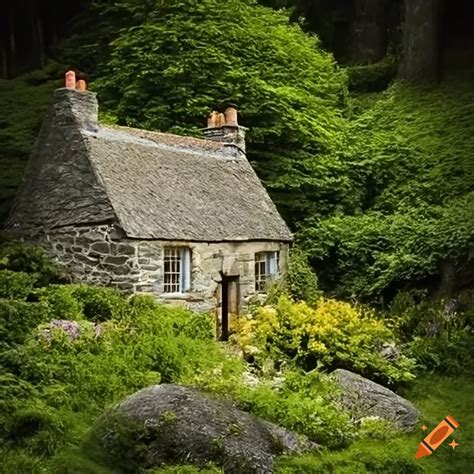 Stone Cottage In The Woods