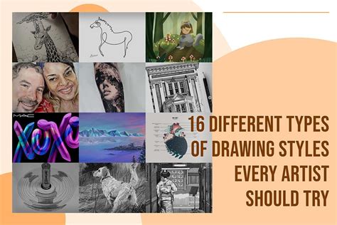 Image result for Types of Drawing Styles