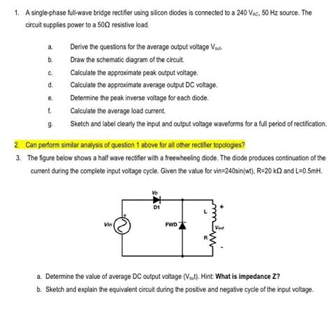 Single Phase Diode Bridge Rectifier 的图像结果