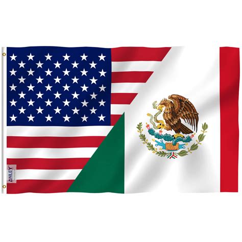 Cool Mexican American Flag