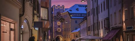 Bruneck - the sporty-alpine city in the Pustertal valley in South Tyrol ...