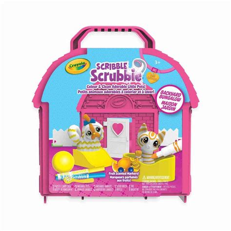 Crayola Scribble Scrubbie Pets Backyard Bungalow Playset — Toycra