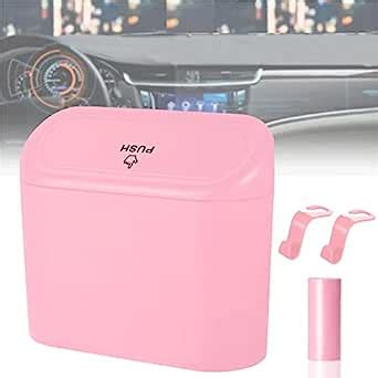 Tulsondai Car Trash Can with 20 Trash Bags and 2 Hooks，Mini Car Trash ...