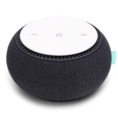 SNOOZ White Noise Sound Machine - Real Fan Inside for Non-Looping White ...