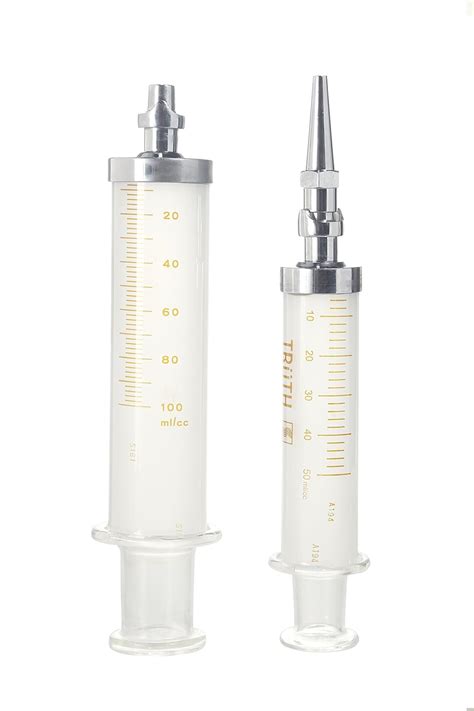 Truth Toomey ‘Allo’ Glass Syringes Allo base Tip with Nozzle 50ml ...