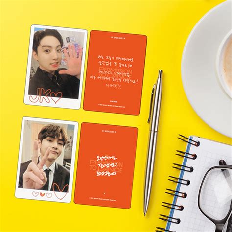 Buy FeiraDeVaidade Kpop Lomo Cards Permission To Dance Photocard ...