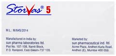 Storvas 5 Tablet 15: Uses, Side Effects, Price & Substitutes