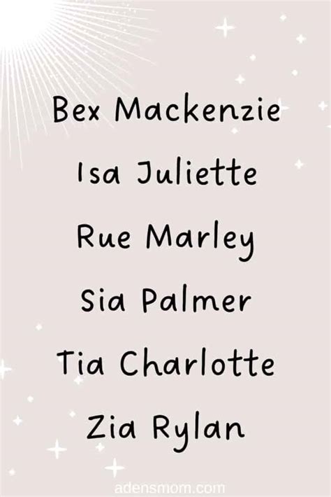 3-Letter Girl Names | 50 Perfect Baby Names for 2024