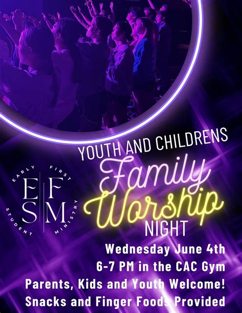 Youth And Childrens Family Worship Night, 103 Garmon, Early, TX, United ...