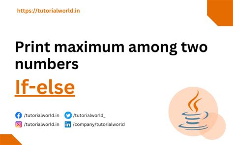 Image result for Largest Among Two Numbers in JavaScript Example