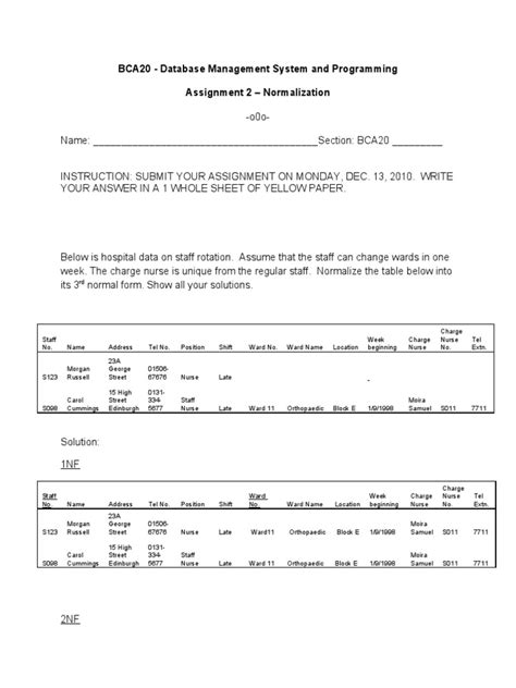 Database Normalization Assignment 的图像结果