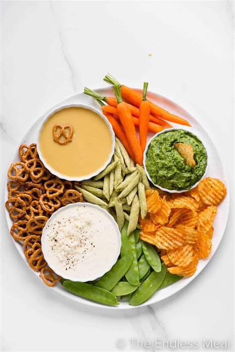 Three Easy Party Dips - 5 simple ingredients - The Endless Meal®