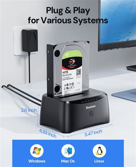 Hard Drive Docking Station, dockteck USB 3.0 to SATA India | Ubuy