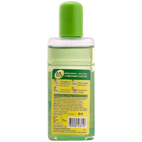 Mediker Anti Lice Treatment Hair Oil - 50ml Pack Of 3 – KartWalk