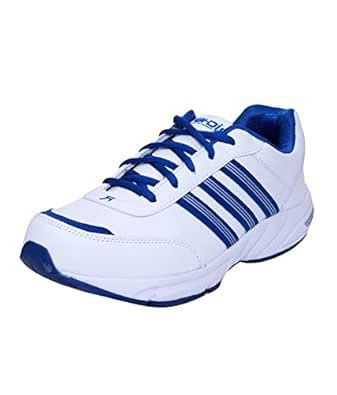 Buy Richer Men's White & Blue Sports Shoes -10 UK at Amazon.in