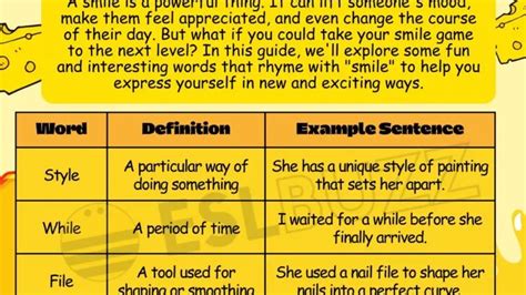 Words that Rhyme Archives - ESLBUZZ