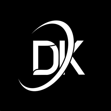 DK logo. D K design. White DK letter. DK letter logo design. Initial ...