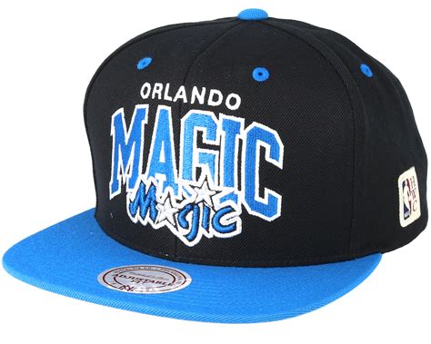 Orlando Magic Team Arch Black/Blue Snapback - Mitchell & Ness caps ...