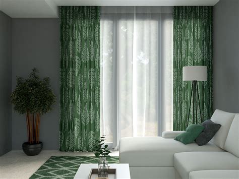 8 Charming Wall Color Pairings for Green Curtains - roomdsign.com