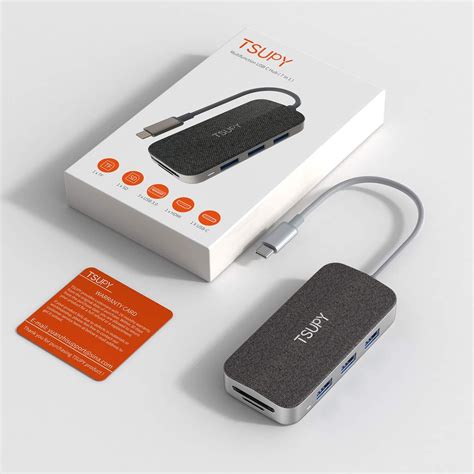 Buy USB C HUB, TSUPY 7 in 1 USB C to 4K HDMI Adaptader Portable Type C ...