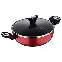 Buy BERGNER Neon Press Aluminium Non Stick 3 Pcs Cookware Set, (Kadai ...