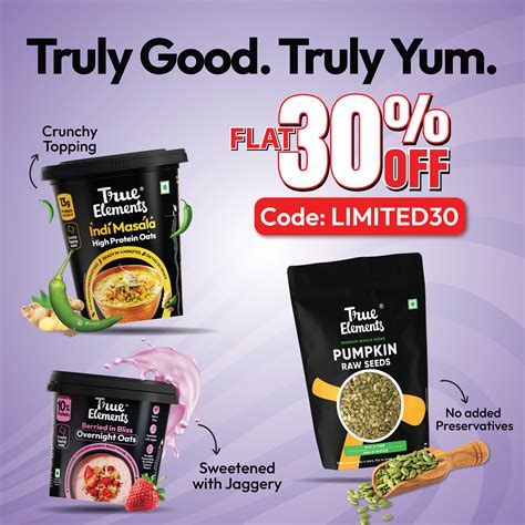 True Elements | Healthy Breakfast & Snacks | Millets