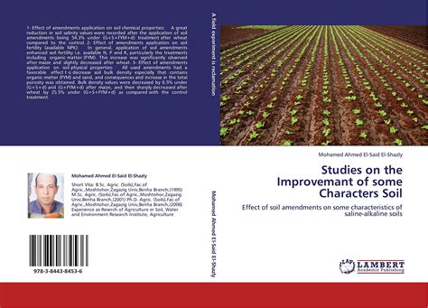 Studies on the Improvemant of some Characters Soil: Effect of soil ...