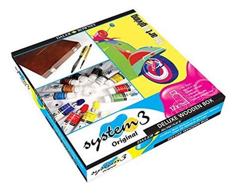 Daler-Rowney AOG System 3 Deluxe Wooden Box Set : Amazon.in: Home & Kitchen