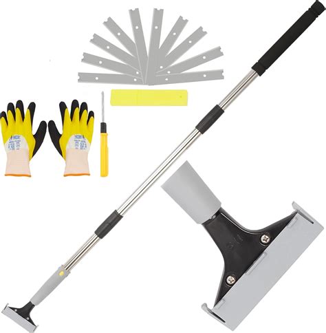 Frebuta Rascador de piso, rascador de hoja de afeitar resistente de 4 ...